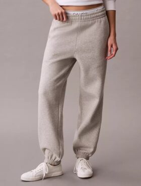 Monogramlı Polar Jogger Pantolon Monogramlı Polar Jogger Pantolon