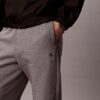 Monogramlı Polar Jogger Pantolon