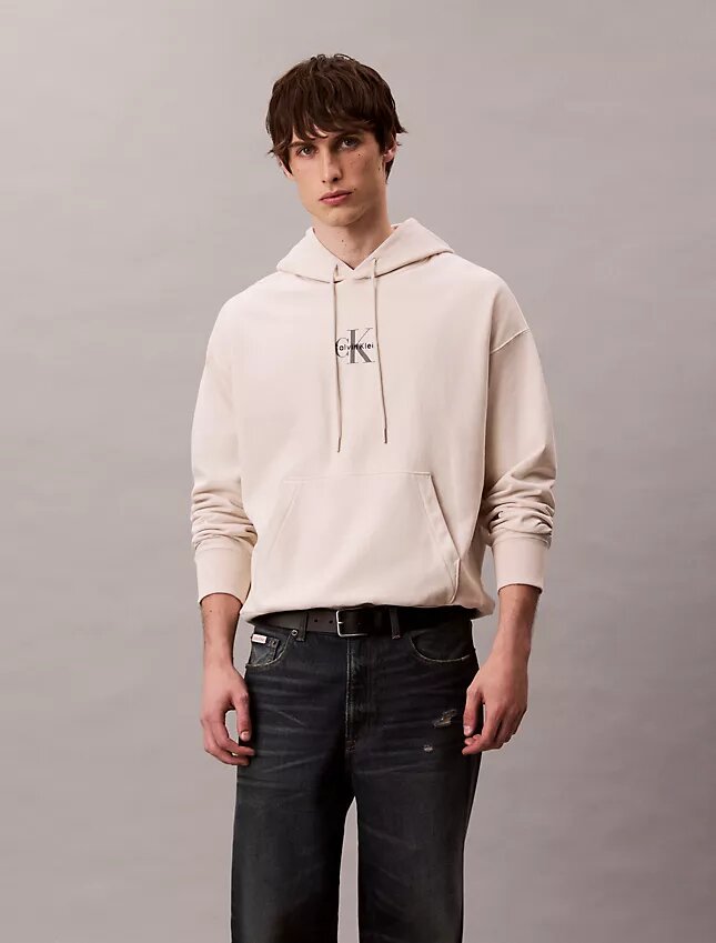 Monologo Premium Polar Kapüşonlu Sweatshirt Monologo Premium Polar Kapüşonlu Sweatshirt