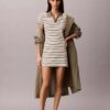 Monologo Rib Stripe Mini Elbiseler Monologo Rib Stripe Mini Elbiseler