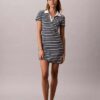 Monologo Rib Stripe Mini Elbiseler Monologo Rib Stripe Mini Elbiseler
