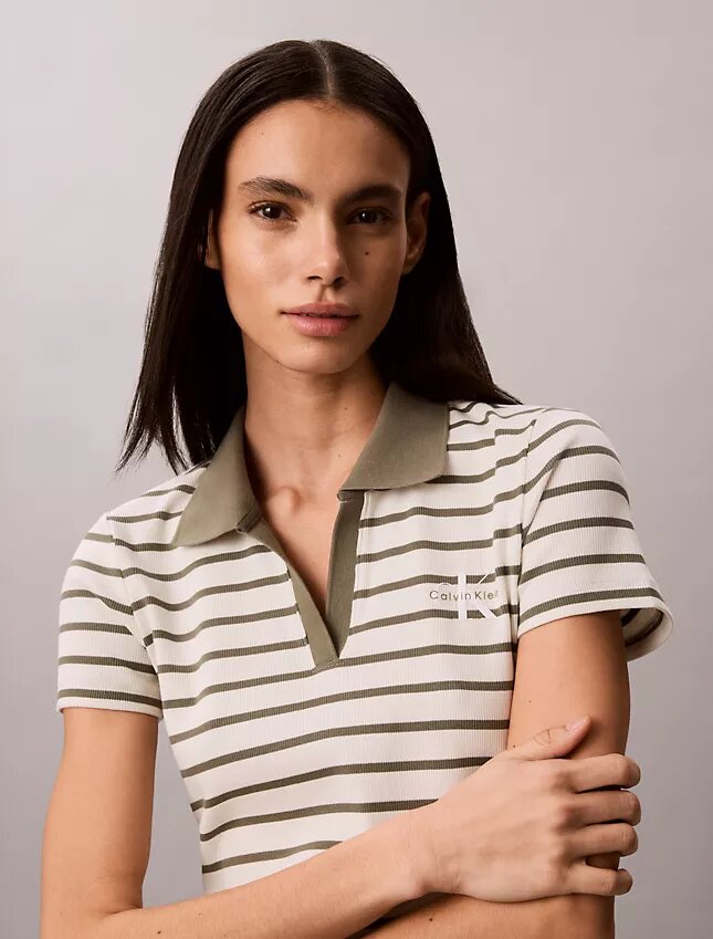 Monologo Rib Stripe Mini Elbiseler Monologo Rib Stripe Mini Elbiseler