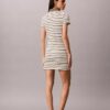 Monologo Rib Stripe Mini Elbiseler Monologo Rib Stripe Mini Elbiseler