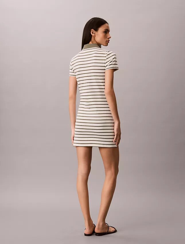 Monologo Rib Stripe Mini Elbiseler Monologo Rib Stripe Mini Elbiseler