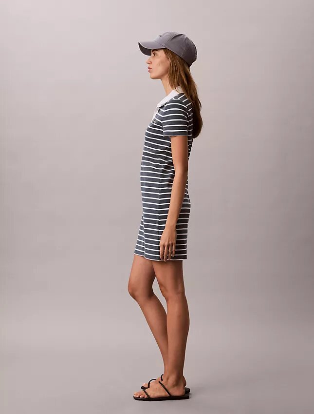 Monologo Rib Stripe Mini Elbiseler Monologo Rib Stripe Mini Elbiseler