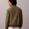 Naylon Izgaralı Bomber Ceket
