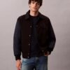 Naylon Pamuklu Varsity Bomber Ceket Naylon Pamuklu Varsity Bomber Ceket