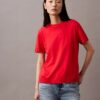 İnce Örme Mock Neck Tişört İnce Örme Mock Neck Tişört