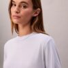 İnce Örme Mock Neck Tişört İnce Örme Mock Neck Tişört