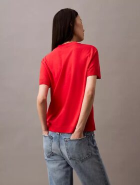 İnce Örme Mock Neck Tişört