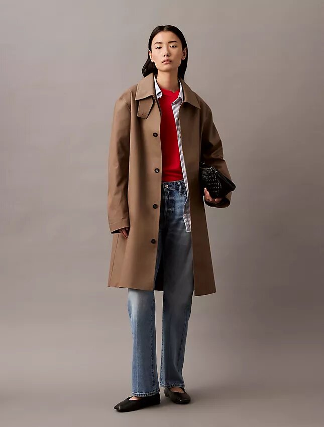 İnce Örme Mock Neck Tişört İnce Örme Mock Neck Tişört