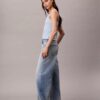 Pamuk Keten Karışımı Denim Tank Top