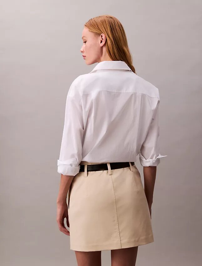 Pamuklu Chino Mini Etek Pamuklu Chino Mini Etek