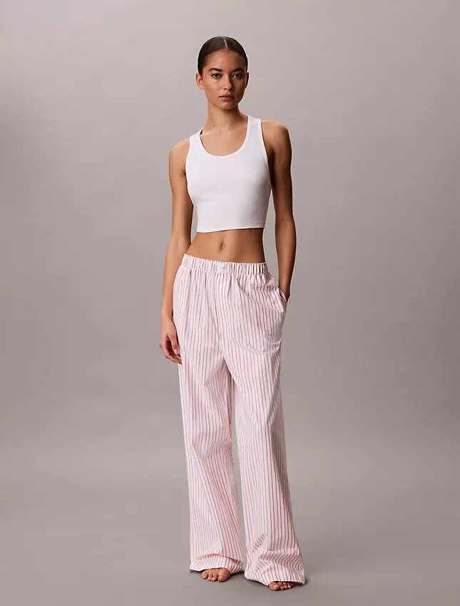 Pamuklu Poplin Pijama Pantolonu Pamuklu Poplin Pijama Pantolonu