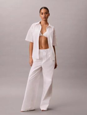 Pamuklu Poplin Pijama Pantolonu Pamuklu Poplin Pijama Pantolonu