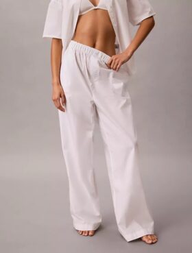 Pamuklu Poplin Pijama Pantolonu Pamuklu Poplin Pijama Pantolonu
