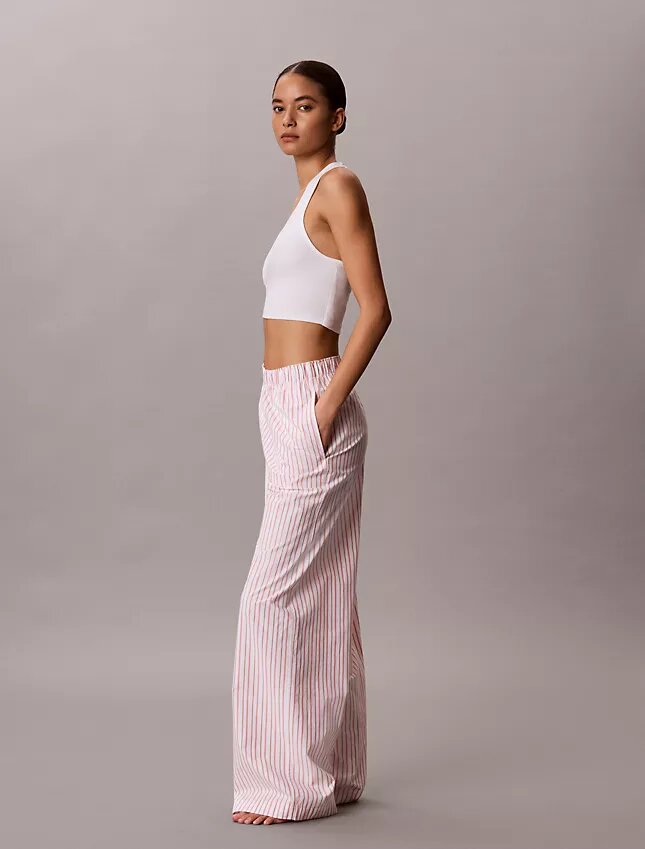 Pamuklu Poplin Pijama Pantolonu Pamuklu Poplin Pijama Pantolonu