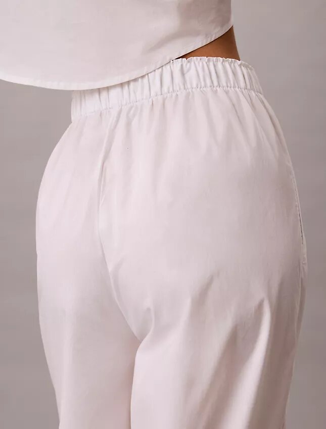 Pamuklu Poplin Pijama Pantolonu Pamuklu Poplin Pijama Pantolonu
