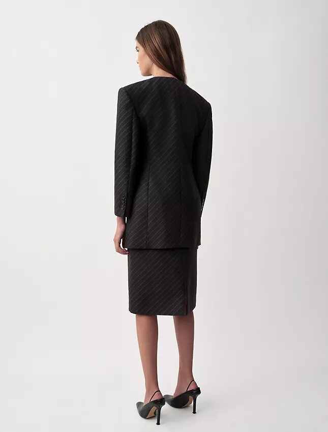 Parker Yakasız Blazer Parker Yakasız Blazer