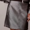 Parlak Denim A-Line Etek Parlak Denim A-Line Etek