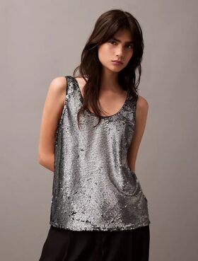 Payetli Tank Top