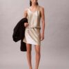Payetli Yuvarlak Yaka Tank Top