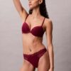 Perfectly Fit Dantelli Push-Up Plunge Sütyen