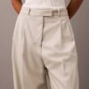 Pileli Yün Gabardin Karışımı Pantolon Pileli Yün Gabardin Karışımı Pantolon