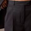 Pileli Yün Gabardin Karışımı Pantolon Pileli Yün Gabardin Karışımı Pantolon