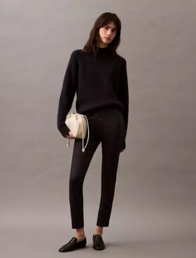 Ponte Balıksırtı Desenli Skinny Fit Pantolonlar Ponte Balıksırtı Desenli Skinny Fit Pantolonlar