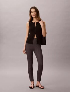 Ponte Desenli Skinny Fit Pantolonlar