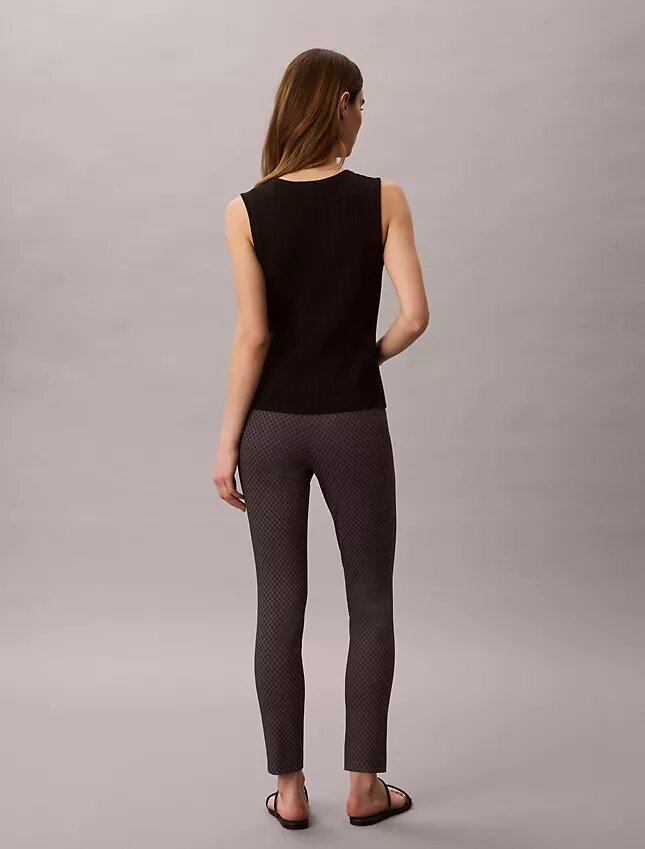 Ponte Desenli Skinny Fit Pantolonlar Ponte Desenli Skinny Fit Pantolonlar