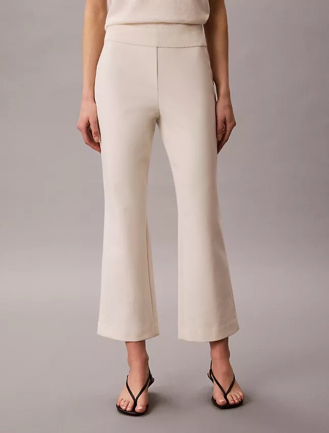 Ponte Kısa Geniş Paça Pantolon Ponte Kısa Geniş Paça Pantolon