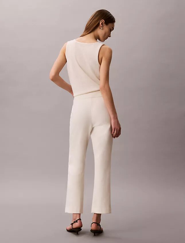 Ponte Kısa Geniş Paça Pantolon Ponte Kısa Geniş Paça Pantolon