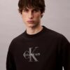 Premium Havlu Kumaş Monogram Logolu Rahat Sweatshirt Premium Havlu Kumaş Monogram Logolu Rahat Sweatshirt