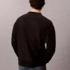 Premium Havlu Kumaş Monogram Logolu Rahat Sweatshirt Premium Havlu Kumaş Monogram Logolu Rahat Sweatshirt