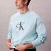 Premium Havlu Kumaş Monogram Logolu Rahat Sweatshirt
