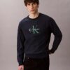 Premium Havlu Kumaş Monogram Logolu Rahat Sweatshirt Premium Havlu Kumaş Monogram Logolu Rahat Sweatshirt