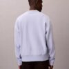 Premium Havlu Kumaş Monogram Logolu Rahat Sweatshirt