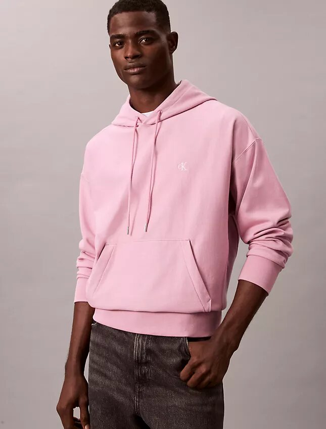 Premium Havlu Kumaş Rahat Monogram Polar Kapüşonlu Sweatshirt Premium Havlu Kumaş Rahat Monogram Polar Kapüşonlu Sweatshirt