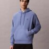 Premium Havlu Kumaş Rahat Monogram Polar Kapüşonlu Sweatshirt Premium Havlu Kumaş Rahat Monogram Polar Kapüşonlu Sweatshirt
