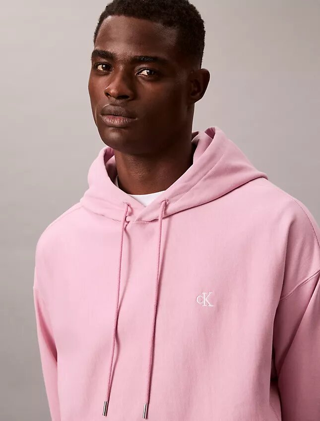 Premium Havlu Kumaş Rahat Monogram Polar Kapüşonlu Sweatshirt Premium Havlu Kumaş Rahat Monogram Polar Kapüşonlu Sweatshirt