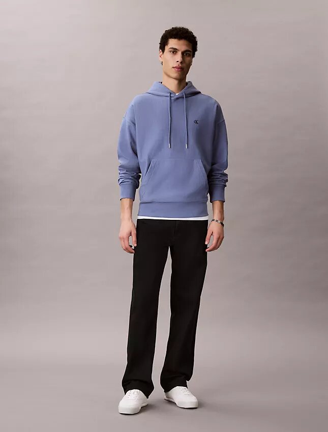 Premium Havlu Kumaş Rahat Monogram Polar Kapüşonlu Sweatshirt Premium Havlu Kumaş Rahat Monogram Polar Kapüşonlu Sweatshirt