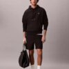 Premium Havlu Kumaş Rahat Monogram Polar Kapüşonlu Sweatshirt Premium Havlu Kumaş Rahat Monogram Polar Kapüşonlu Sweatshirt