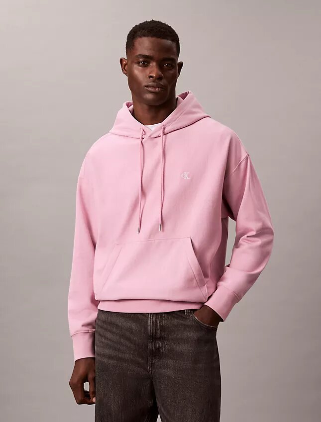 Premium Havlu Kumaş Rahat Monogram Polar Kapüşonlu Sweatshirt Premium Havlu Kumaş Rahat Monogram Polar Kapüşonlu Sweatshirt