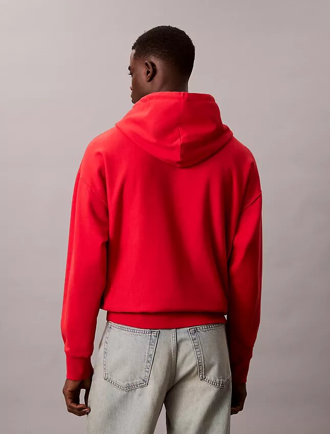 Premium Havlu Kumaş Rahat Monogram Polar Kapüşonlu Sweatshirt Premium Havlu Kumaş Rahat Monogram Polar Kapüşonlu Sweatshirt