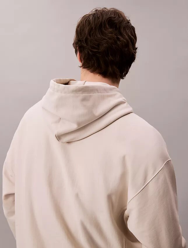 Premium Havlu Kumaş Rahat Monogram Polar Kapüşonlu Sweatshirt Premium Havlu Kumaş Rahat Monogram Polar Kapüşonlu Sweatshirt