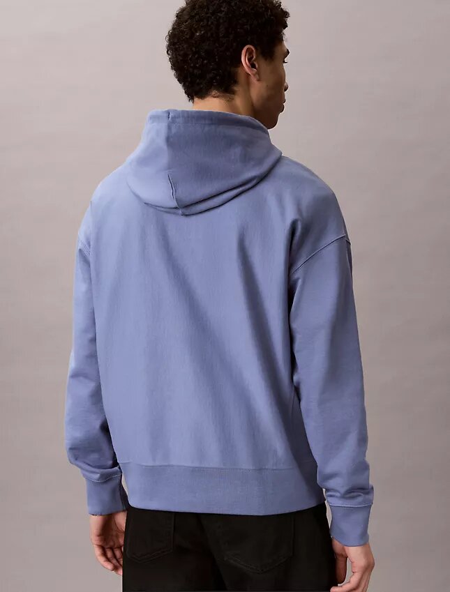 Premium Havlu Kumaş Rahat Monogram Polar Kapüşonlu Sweatshirt Premium Havlu Kumaş Rahat Monogram Polar Kapüşonlu Sweatshirt