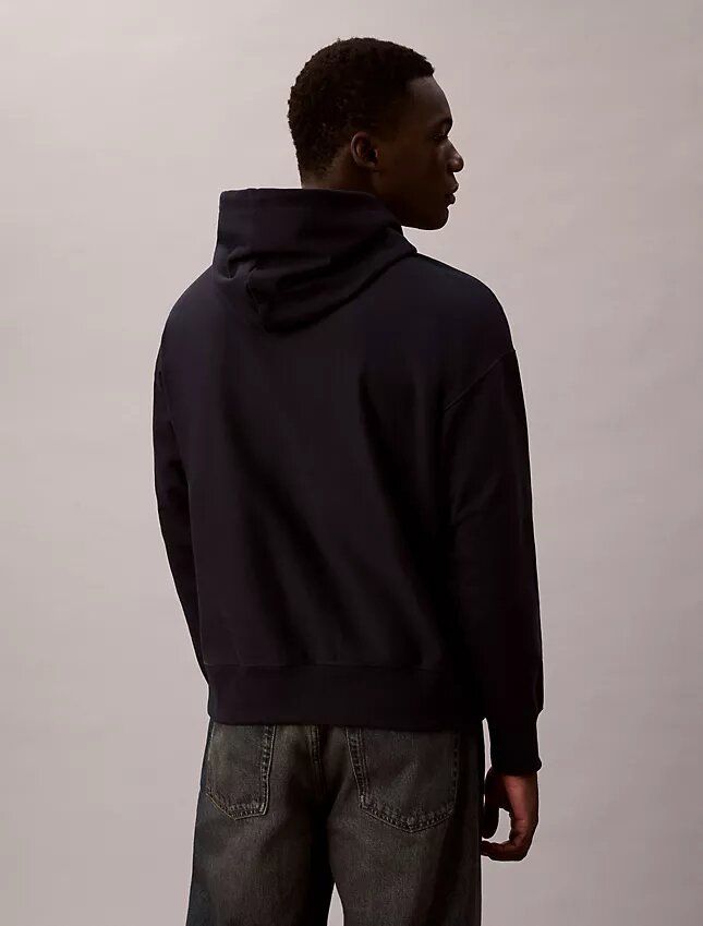 Premium Havlu Kumaş Rahat Monogram Polar Kapüşonlu Sweatshirt Premium Havlu Kumaş Rahat Monogram Polar Kapüşonlu Sweatshirt