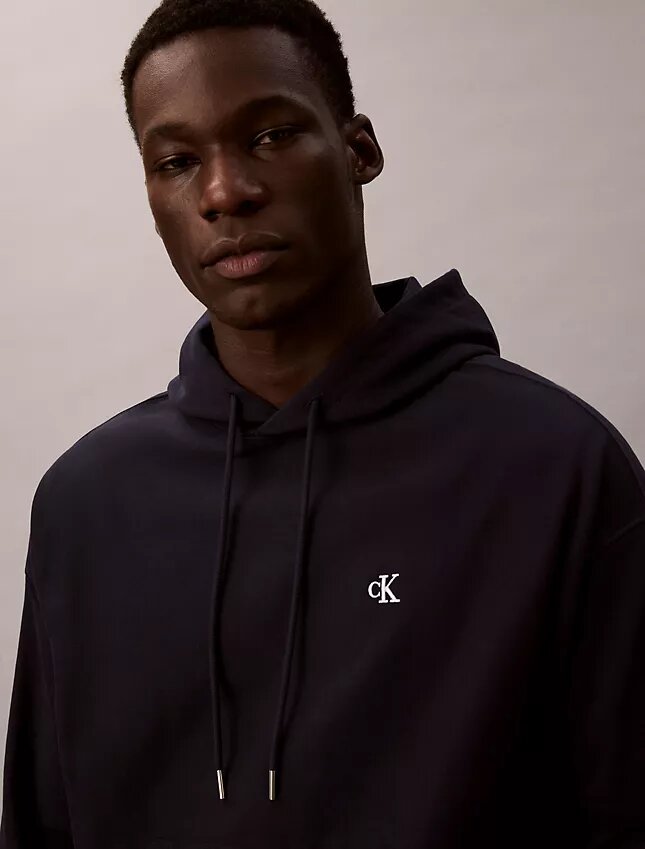 Premium Havlu Kumaş Rahat Monogram Polar Kapüşonlu Sweatshirt Premium Havlu Kumaş Rahat Monogram Polar Kapüşonlu Sweatshirt